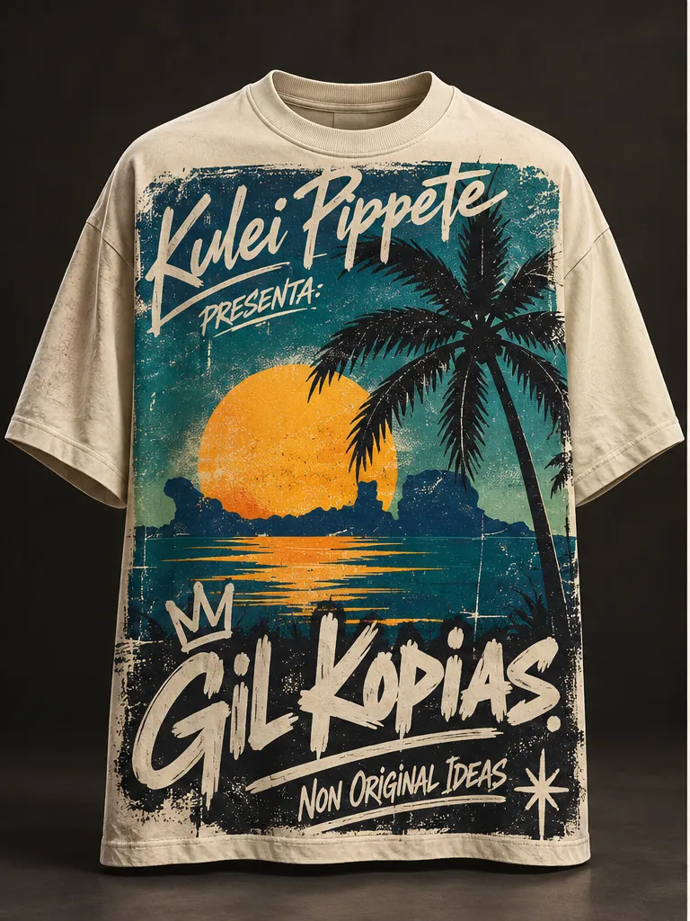 Gil Kopias — playera Non Original Ideas de Radio Tunco, frente
